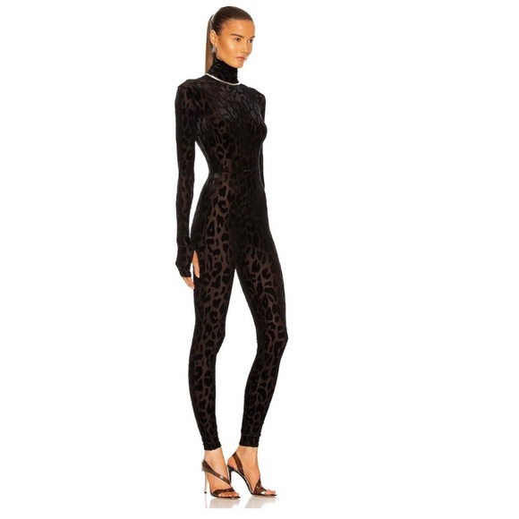 ALEX PERRY / Leopard Jersey Catsuit (FINAL SALE) - Picture 4 of 7